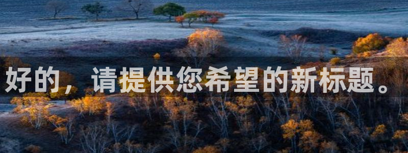 好的,请提供您希望的新标题。